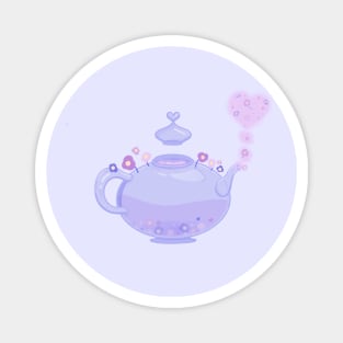 Floral Teapot Magnet